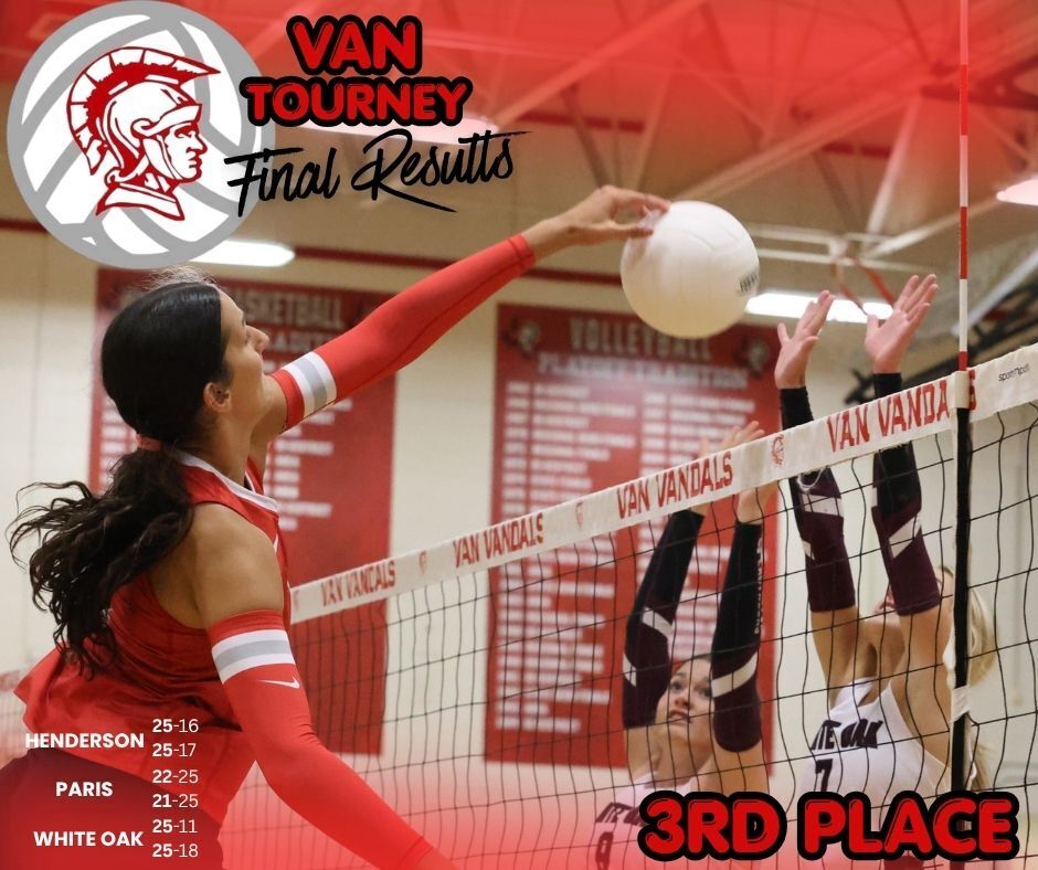 Van Tourney Final Results 3rd place
