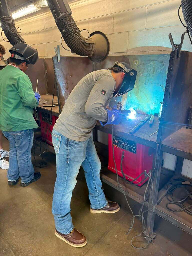 HIGH SCHOOL STUDENT WELDING