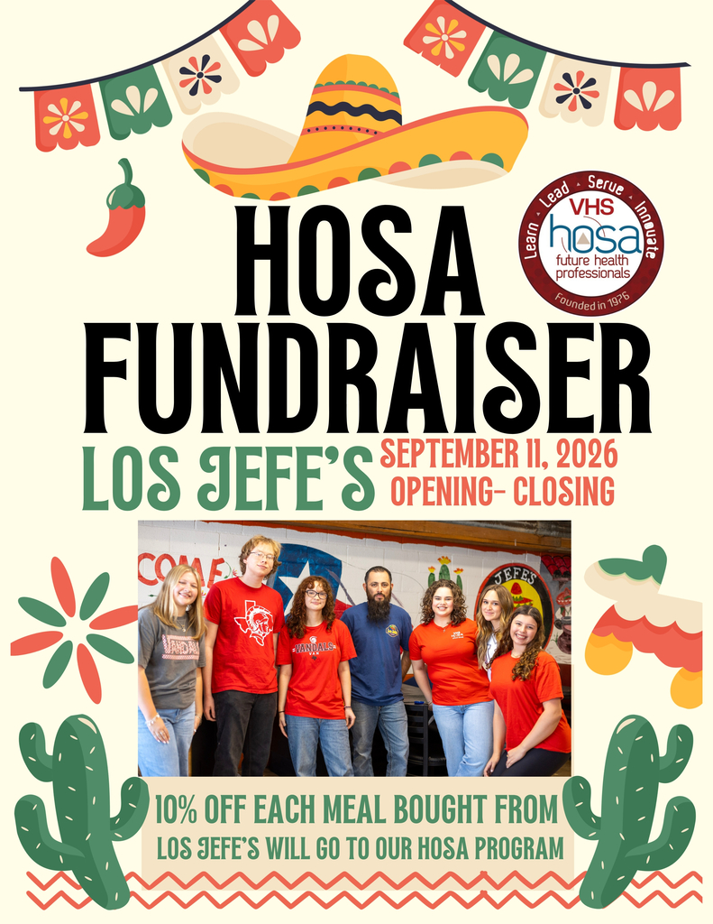 HOSA FUNDRAISER LOS JEFE'S SEPT 11 OPENING TO CLOSING