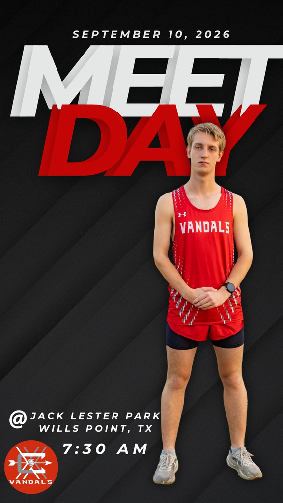 September 10, 2026 Meet Day @ jack Lester Park Wills Point, TX 7:30 am 