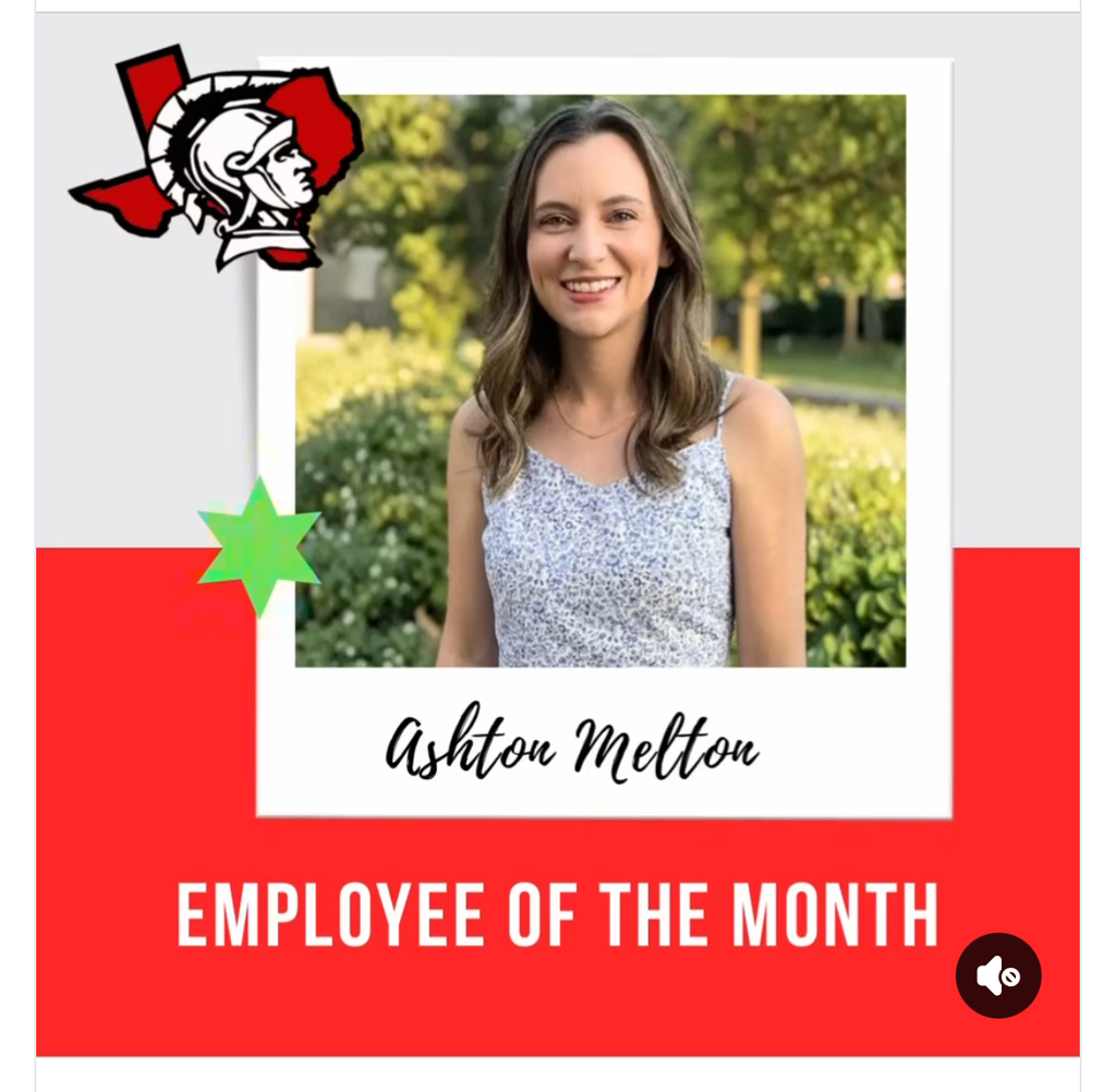 Ashton Melton Employee of the Month