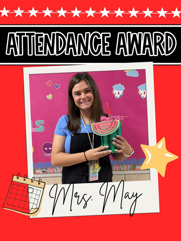 Attendance award Mrs. May