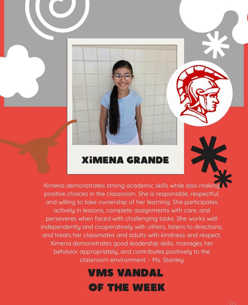Ximena Grande VMS Vandal of the Week 
