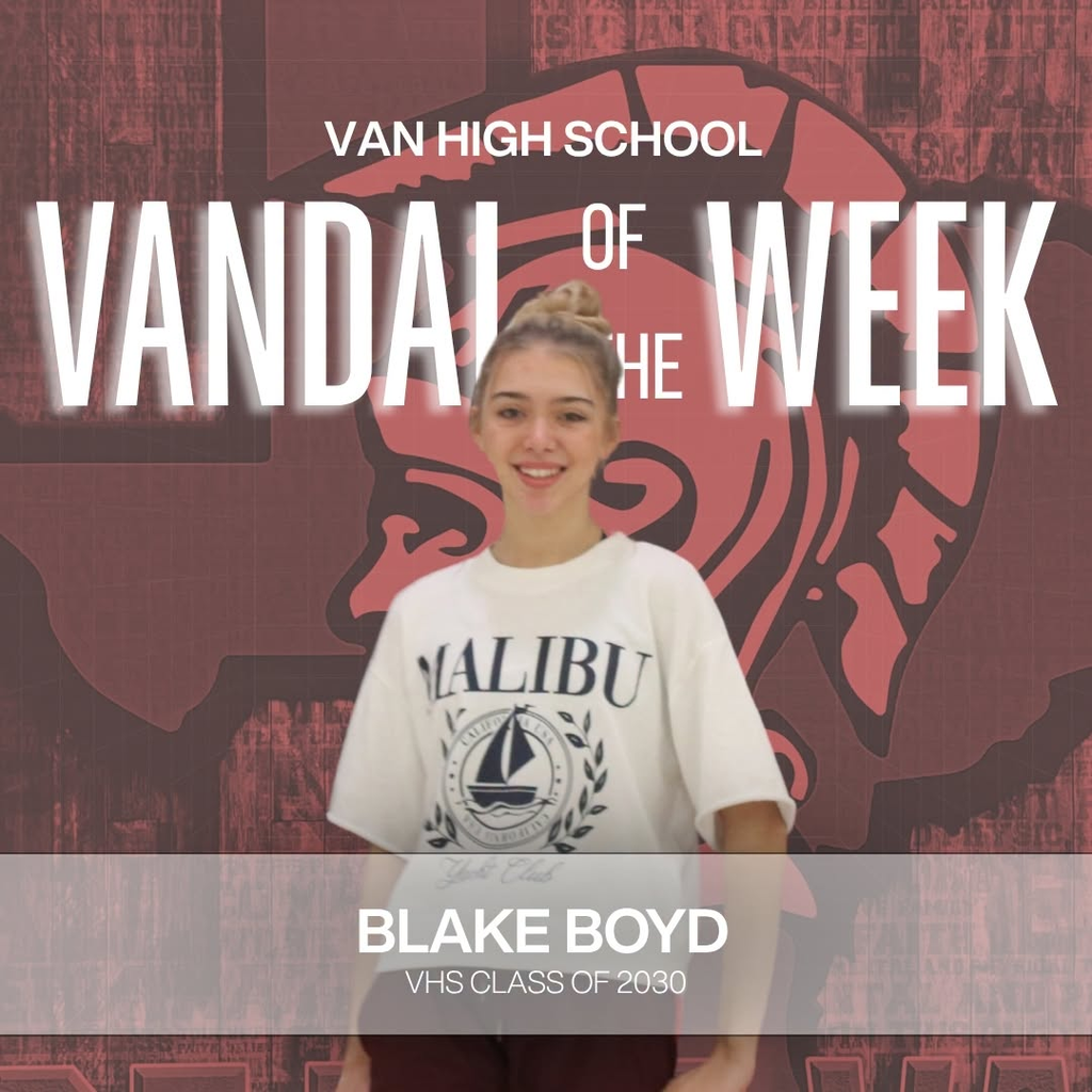 VAN HIGH SCHOOL VANDAL OF THE WEEK BLAKE BOYD VHS CLASS OF 2030