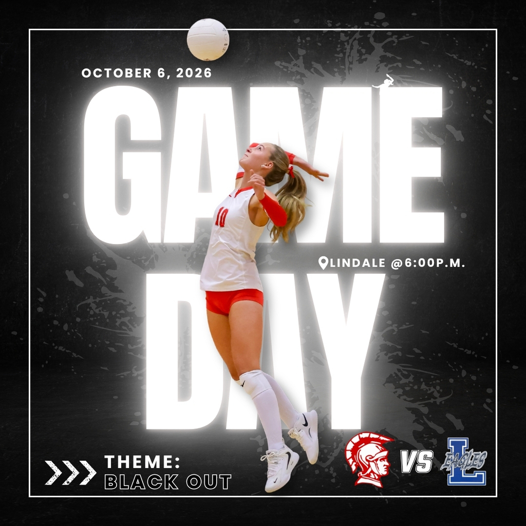 October 6, 2026 game day lindale 6:00 PM theme Black Out