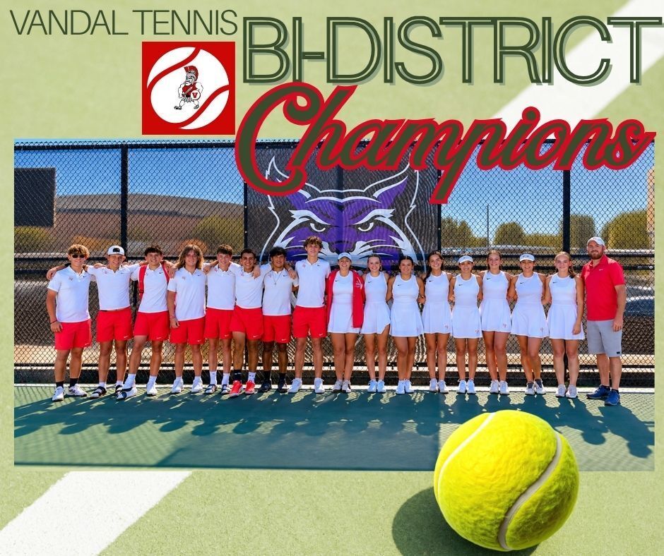 Vandal Tennis Bi-District Champions