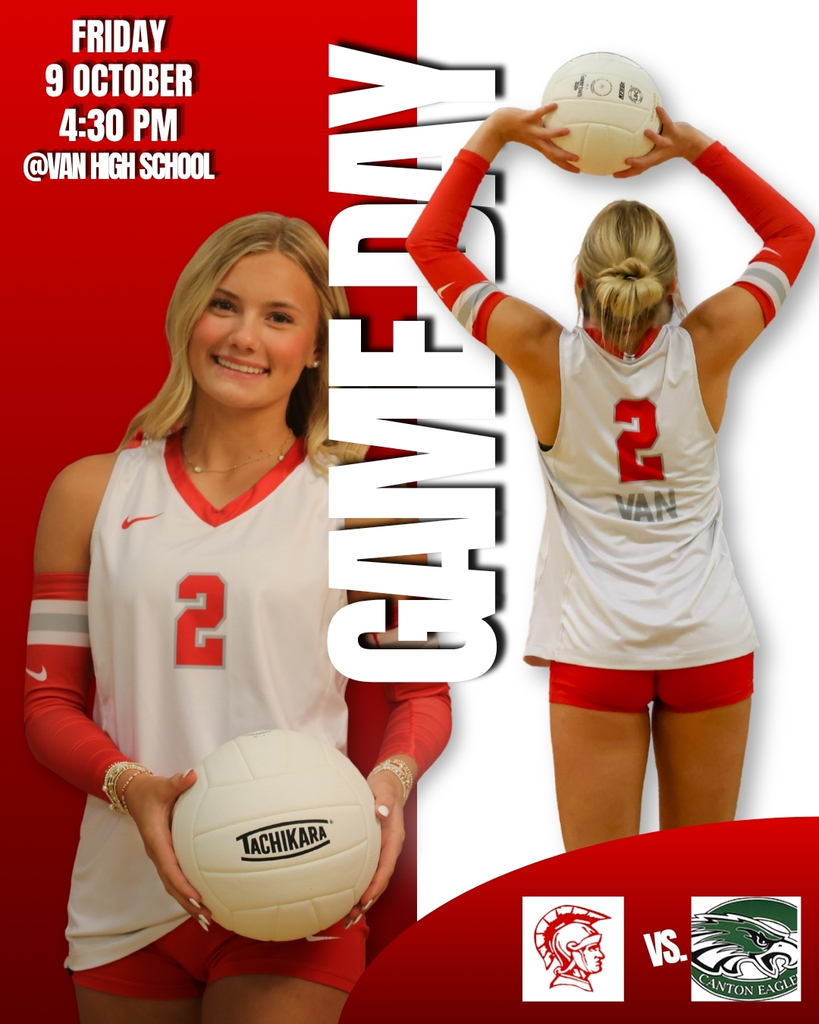 Friday 9 October 4:30 pm @Van High School Game Day