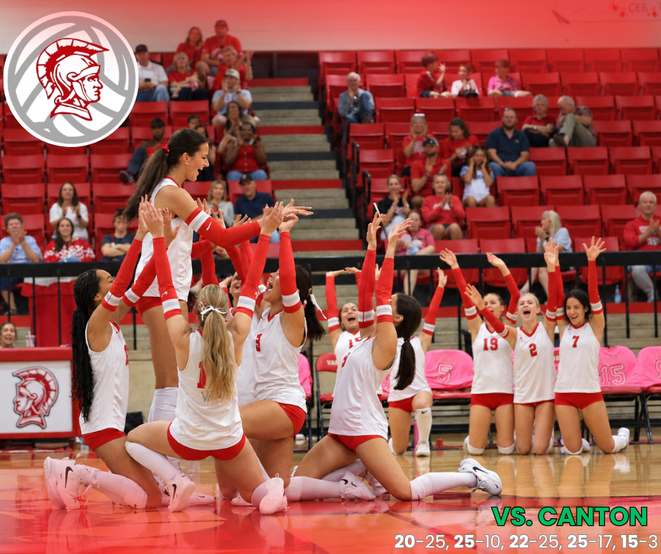 vs, Canton 20-25, 25-10, 22-25, 25-17, 15-3