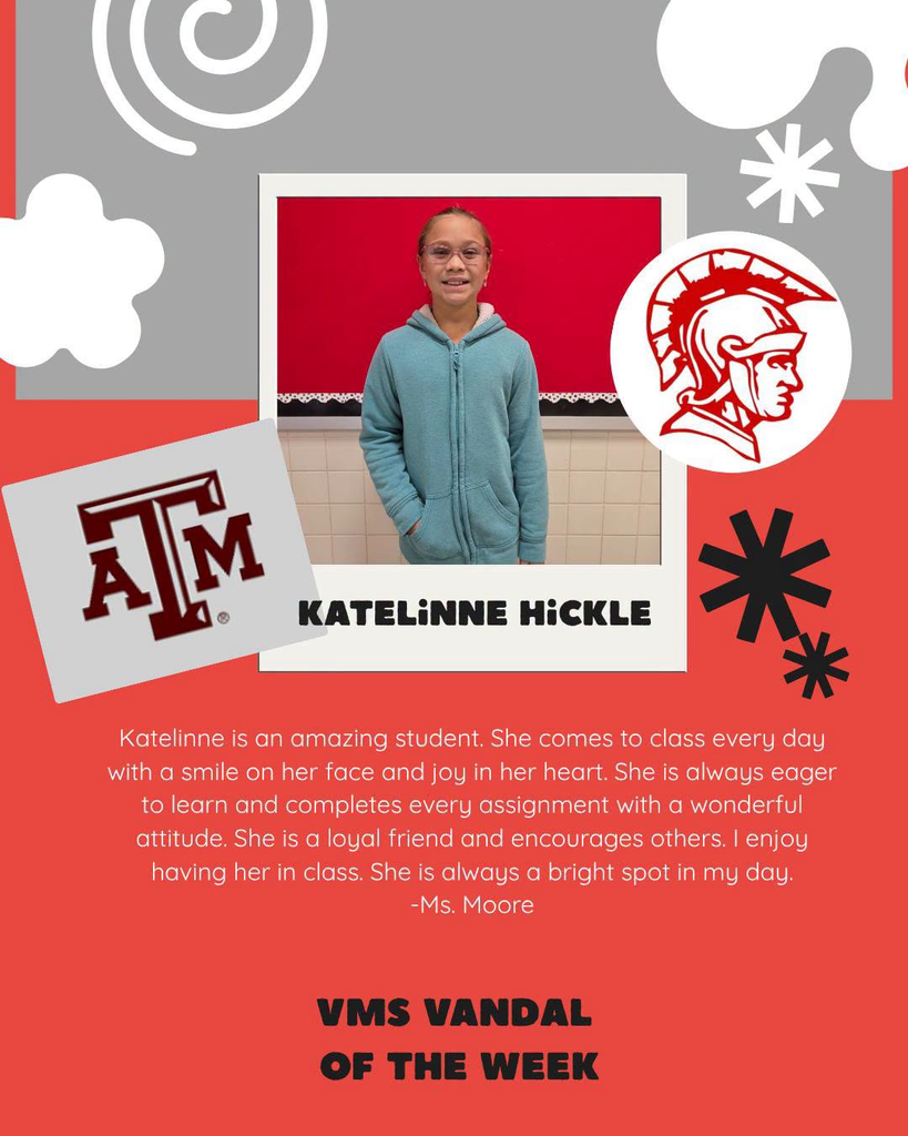 KATELINNE HICKLE VMS VANDAL OF THE WEEK