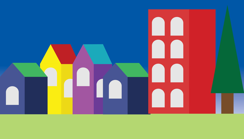 VHS VECTOR CITIES GRAPHIC DESIGN