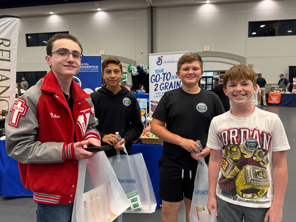 Superintendent's Student Advisory Committee at Food Show