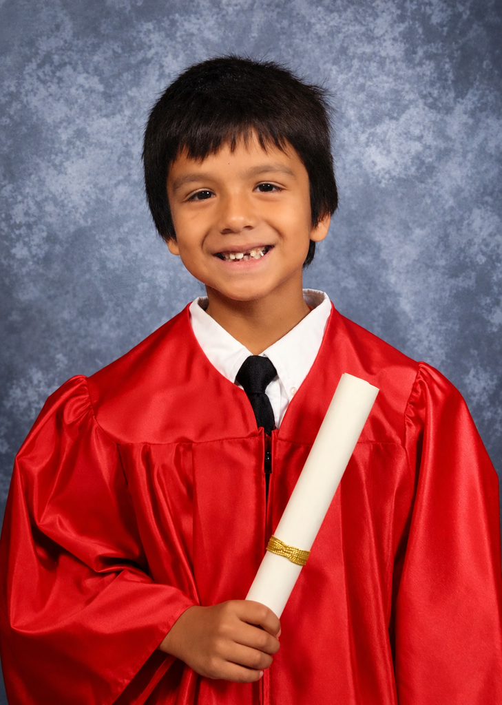 Henry Cervantes Kindergarten graduation