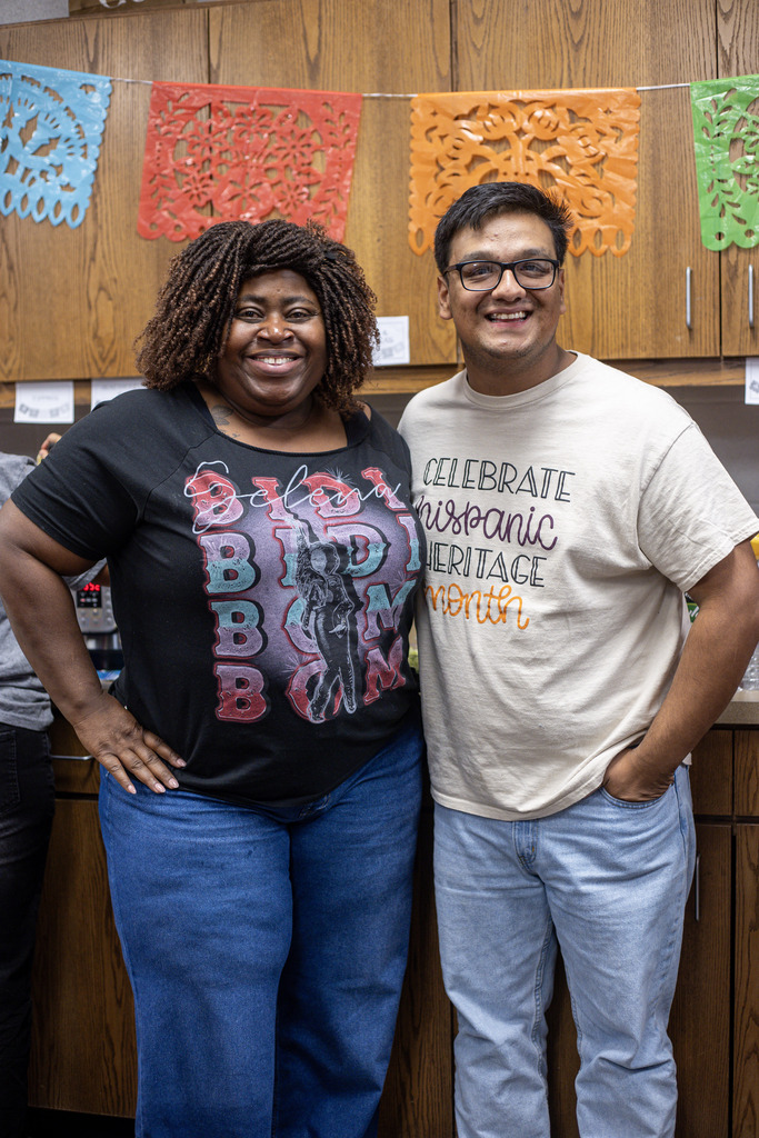 Christie Multhaup + Henry Cervantes at Hispanic Heritage luncheon 