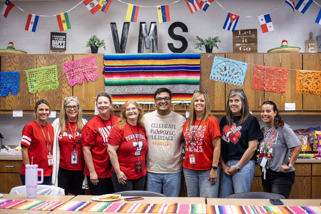 Team VMS at Hispanic Heritage luncheon