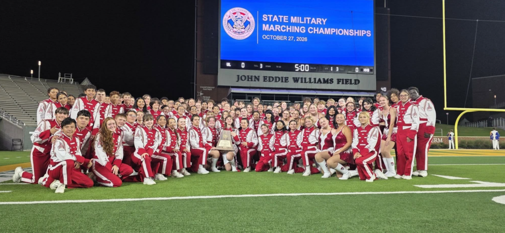 MIGHTY VANDAL BAND PLACED 4TH AT STATE UIL MILITARY MARCHING CONTEST 