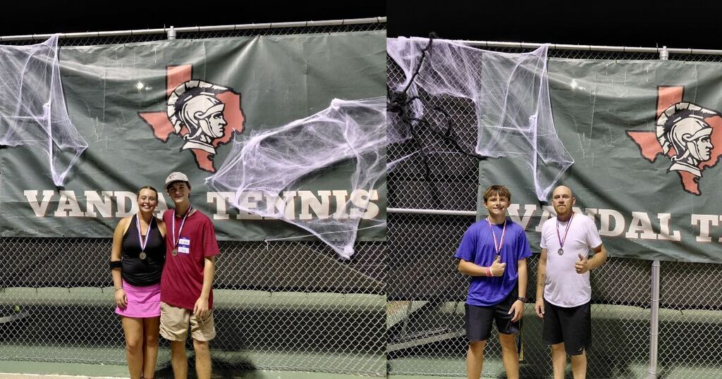 WINNERS OF HALLOWEEN TENNIS TOURNAMENT