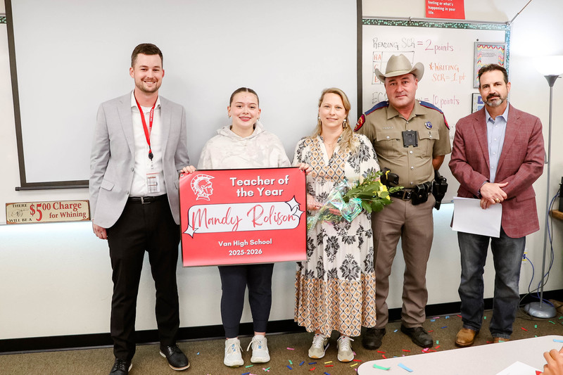 Mrs. Rolison wins Teacher of the Year