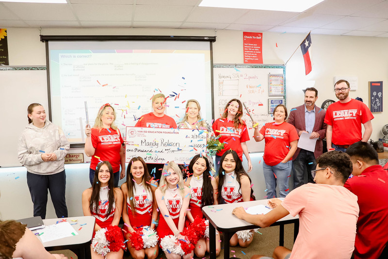 Mrs. Rolison wins Teacher of the Year