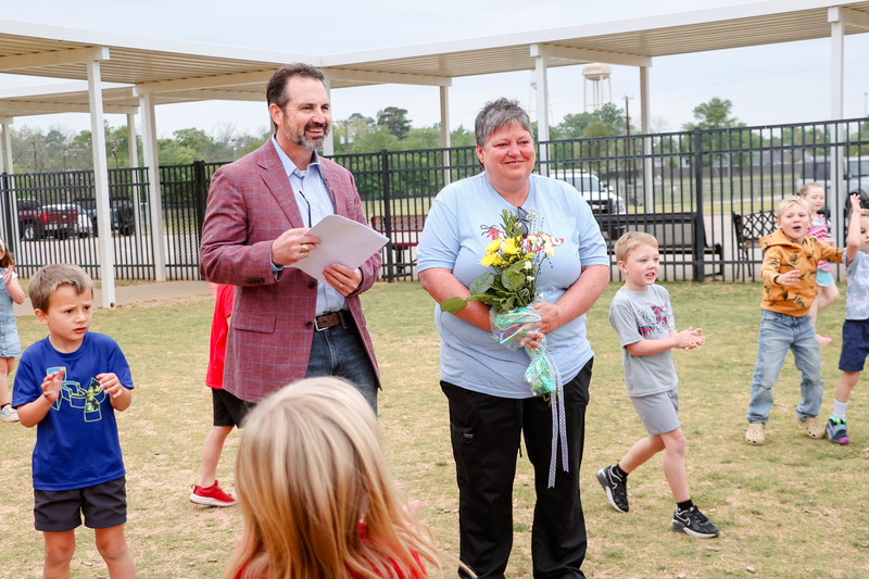 mrs malone wins teacher of the year