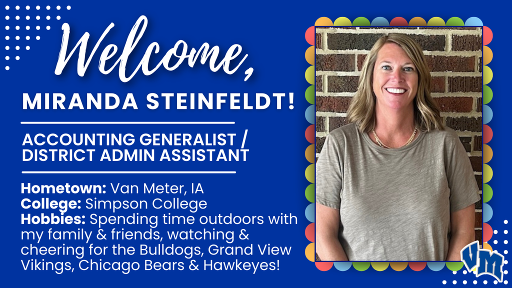 Welcome Miranda Steinfeldt