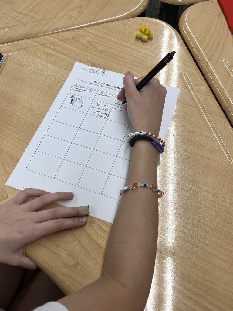 6th grade students exploring social sciences