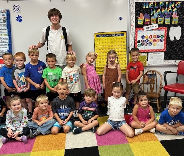 TK students with their High School buddy!