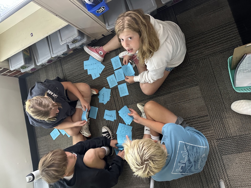 5th graders matching in math