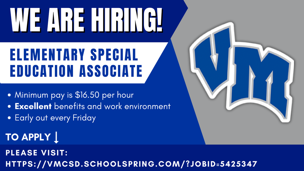 We're hiring an Elem Special Ed Associate