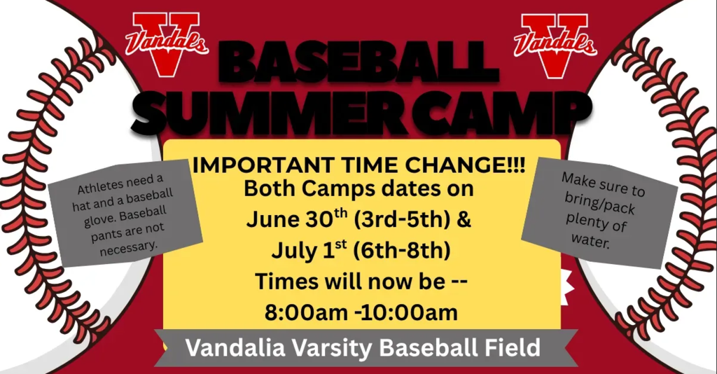 baseball campe update