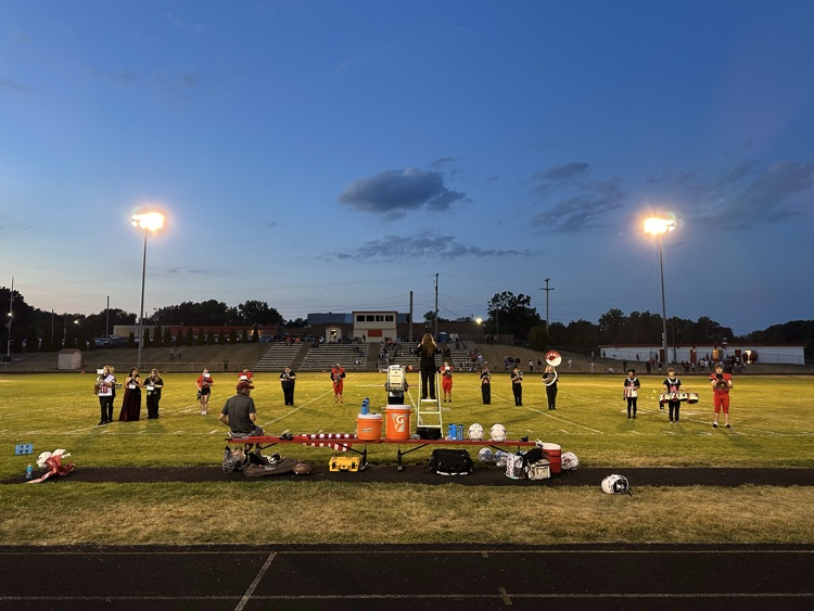 Amazing halftime show at Vandercook’s Homecoming! Go Jayhawks! 