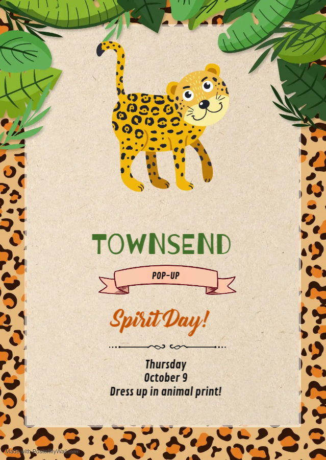 Townsend Pop-Up Spirit Day! 