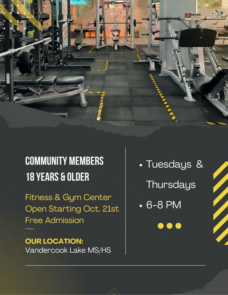 Black Yellow Torn Fitness & Gym Center Flyer (1)