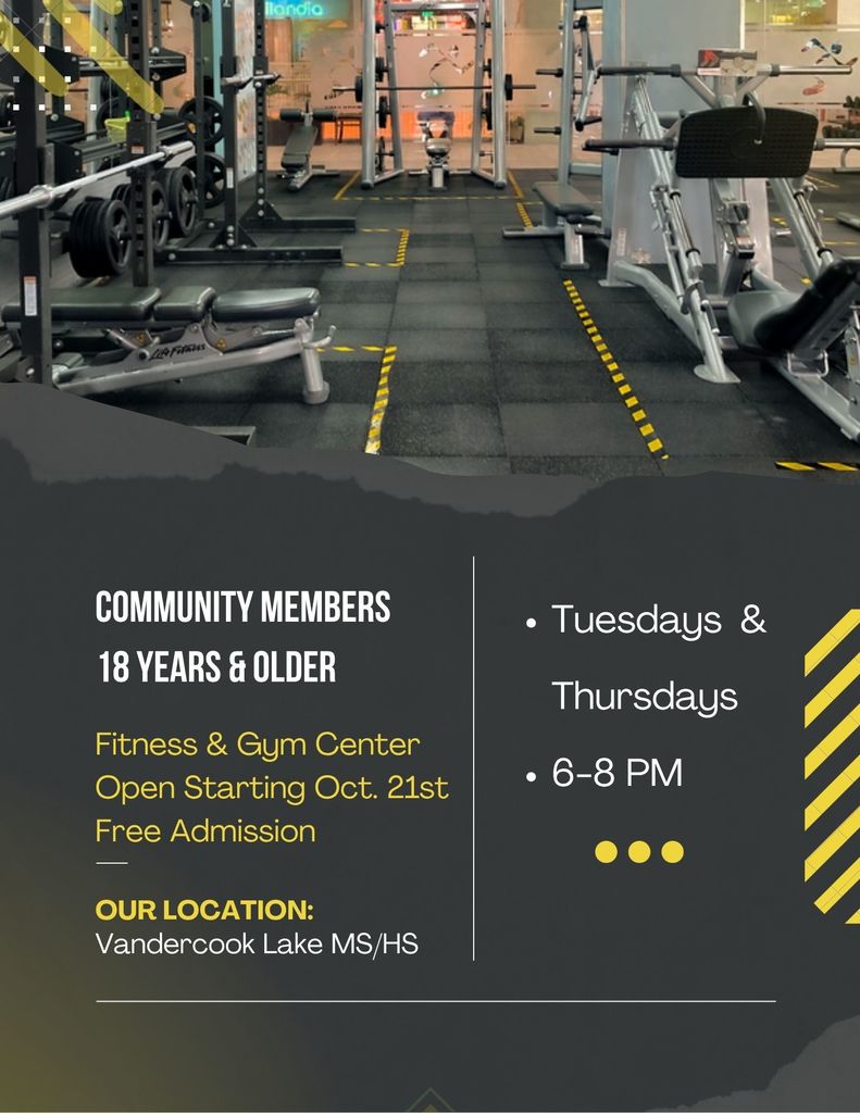 Black Yellow Torn Fitness & Gym Center Flyer (2)