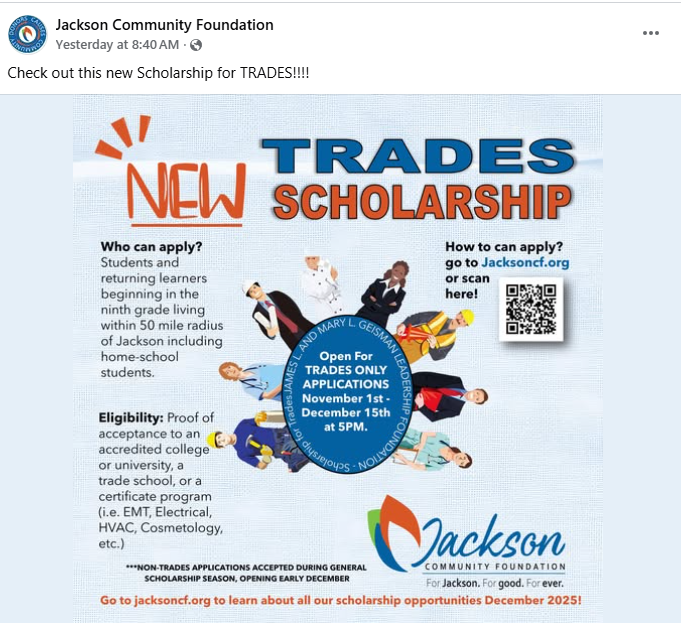 Trades Scholarship