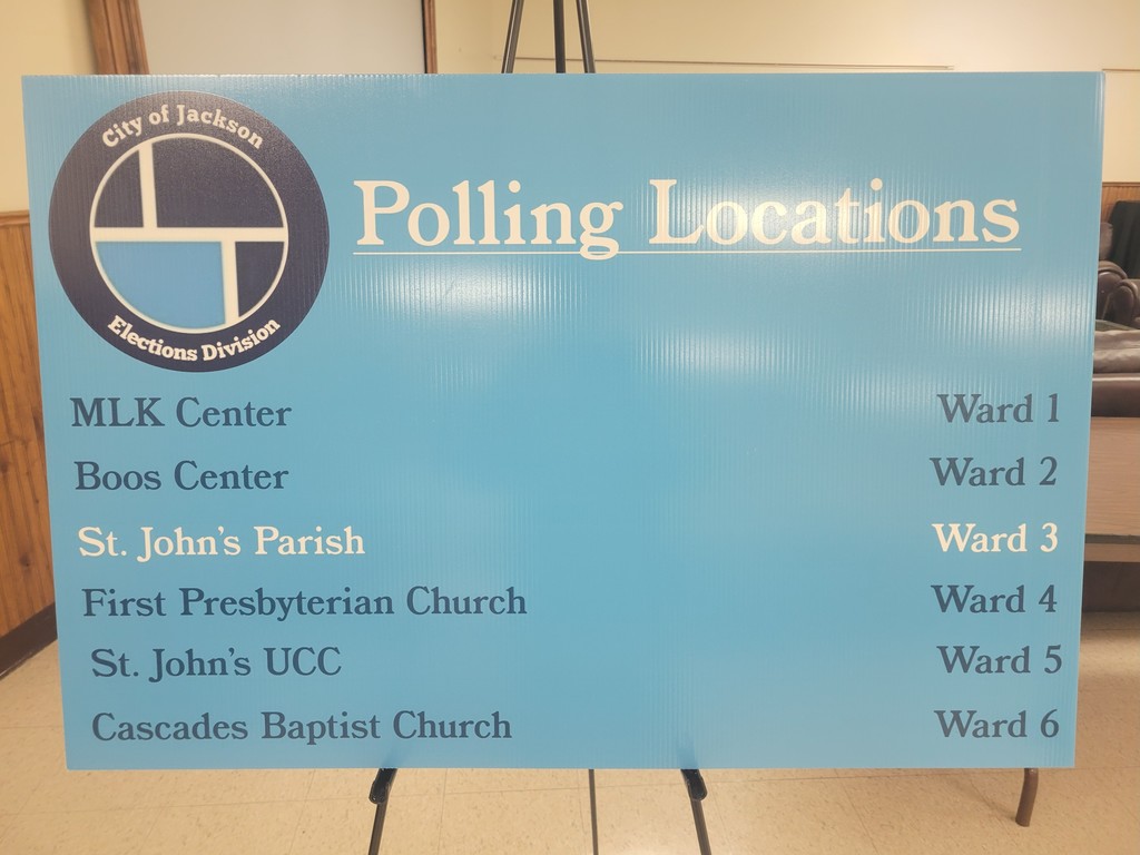 Polling locations in Jackson County