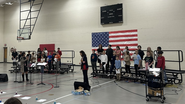 Mrs Barrett and 5th grade 