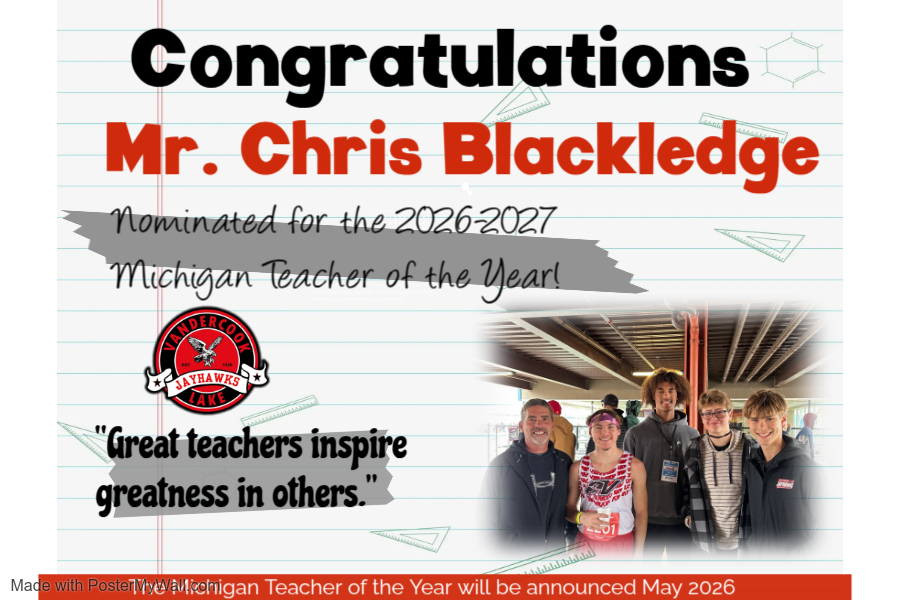 Teacher of the Year Nominee Chris Blackledge