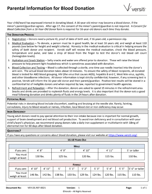 Parental Consent Form