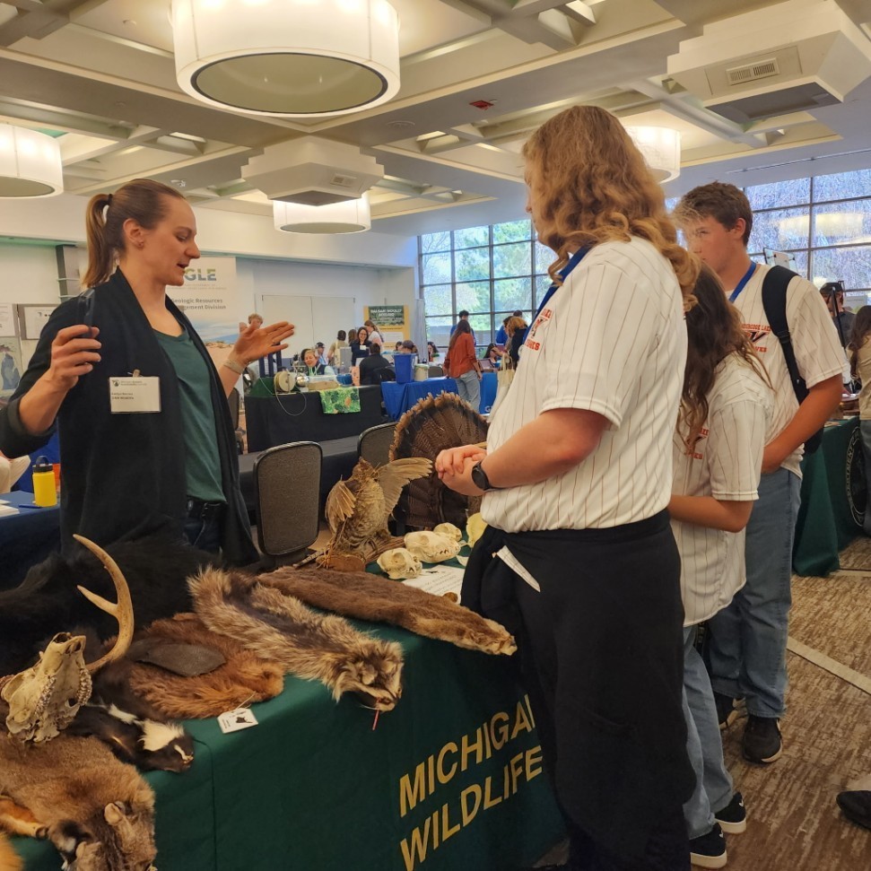 Michigan wildlife booth