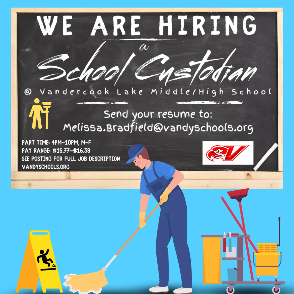 hiring part time custodian