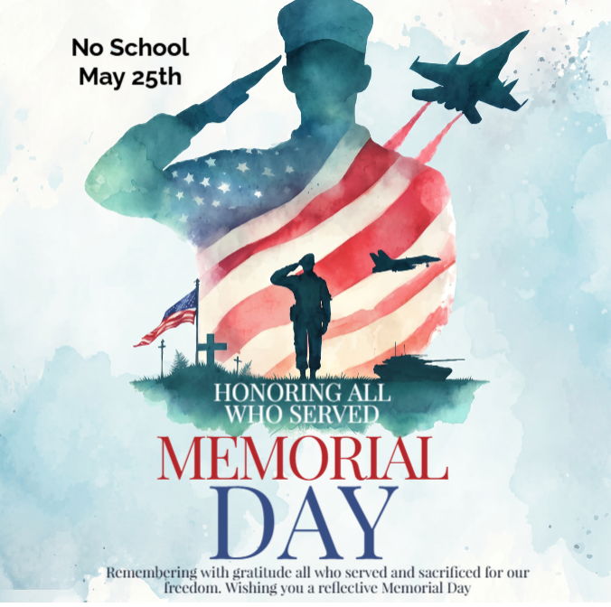 memorial day- no school