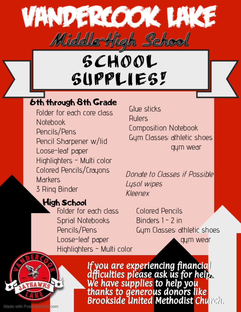 supply list