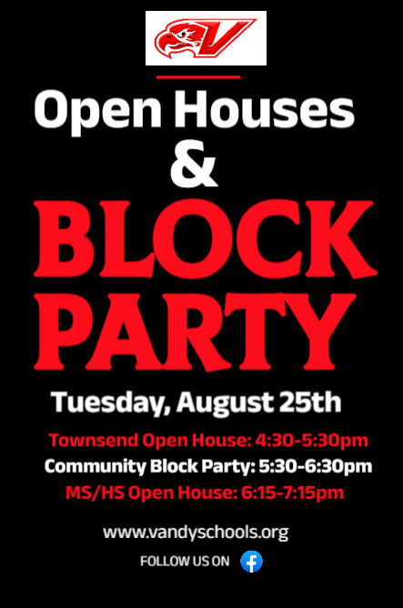 Block Party and Open Houses