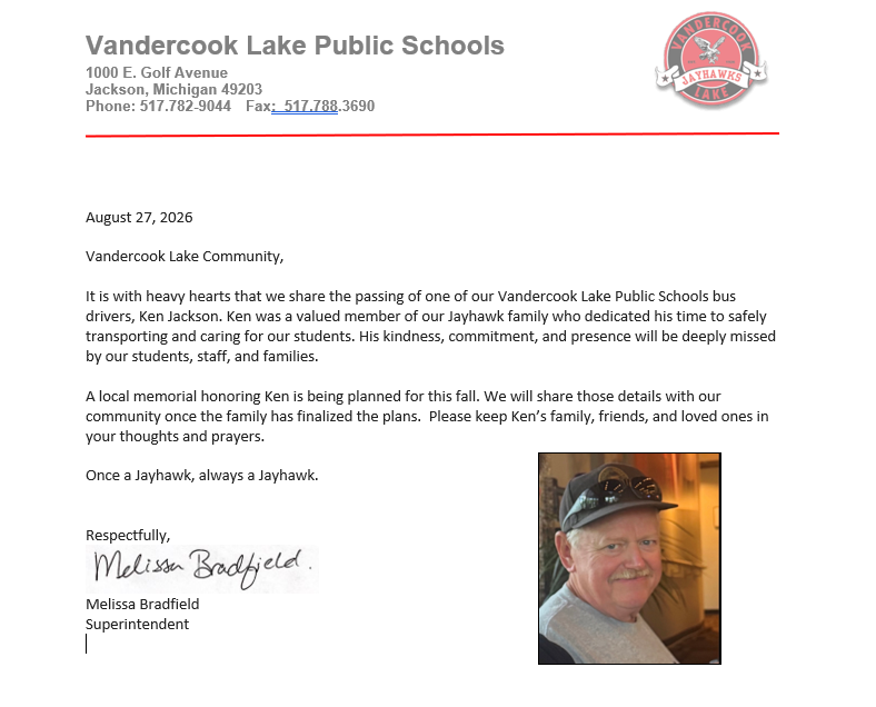 Ken's passing 