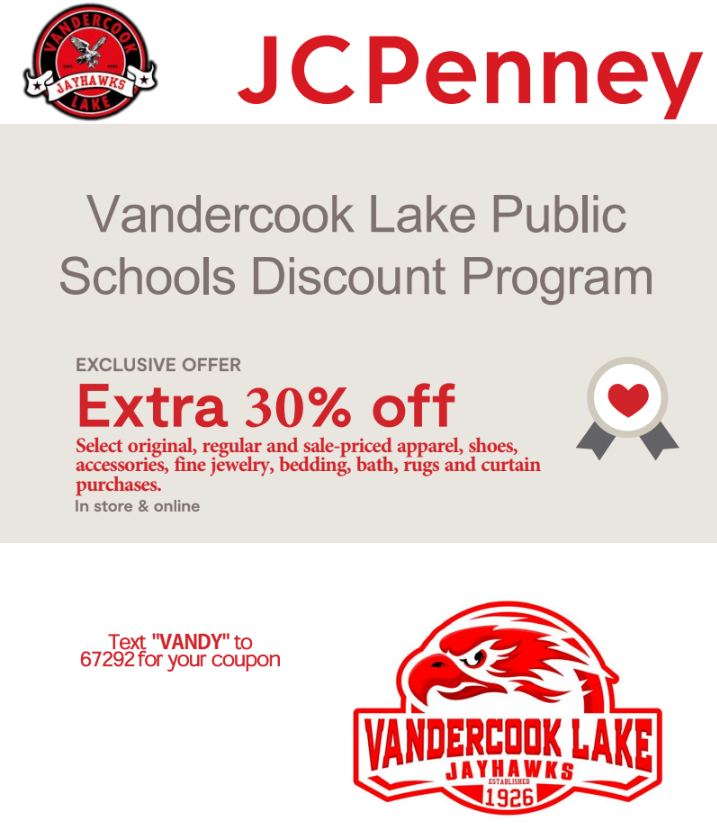 Text "VANDY" to 67292 for your coupon