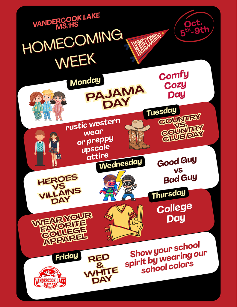 Spirit Week Flyer