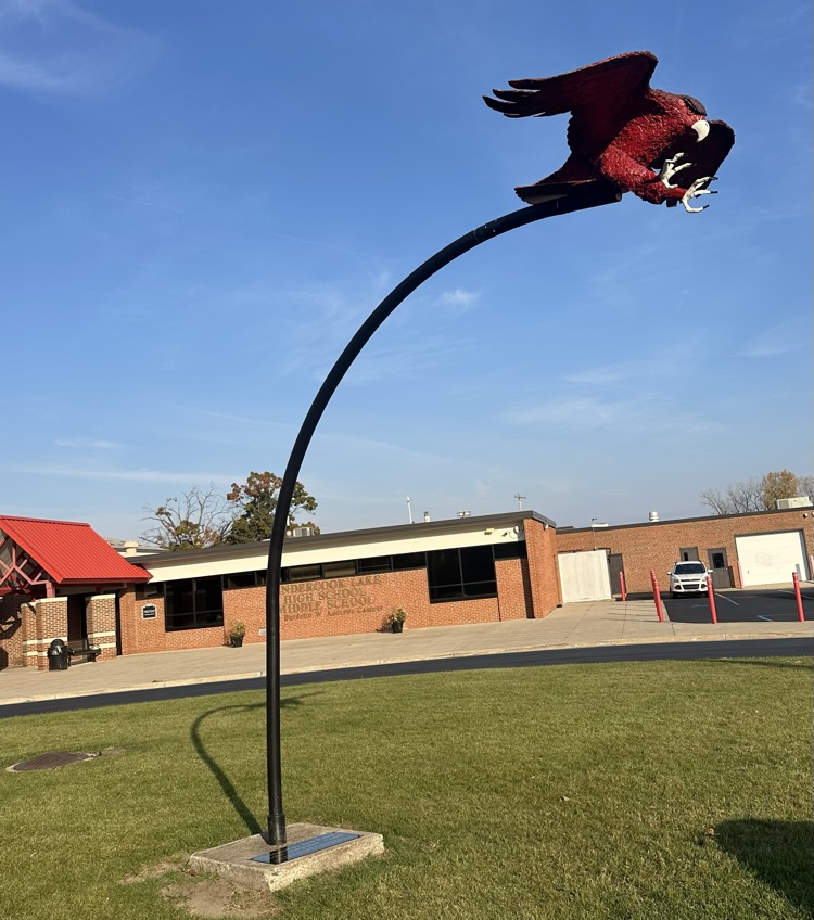 Jayhawk sculpture 