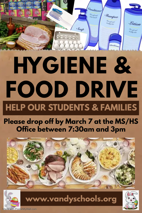 Hygiene& Food Drive