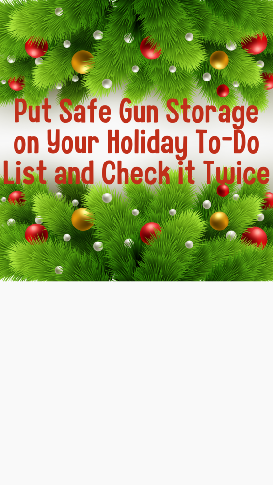 Make Gun Ownership Safer- Practicing sage gun storage protects our kids, prevents accidents, and keeps guns our guns out of the hands of criminals
