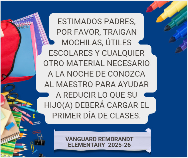 Spanish - Supplies 